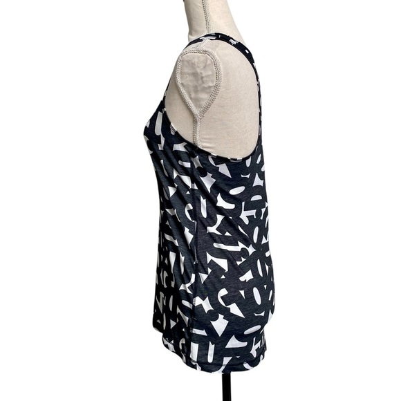 Nike Dri-FIT White Racerback Tank Top Black Lettering Sustainable Size Small - Picture 5 of 11